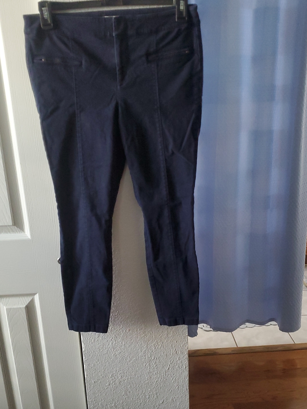 Loft 604 Deep Navy Cropped Ankle Jeans